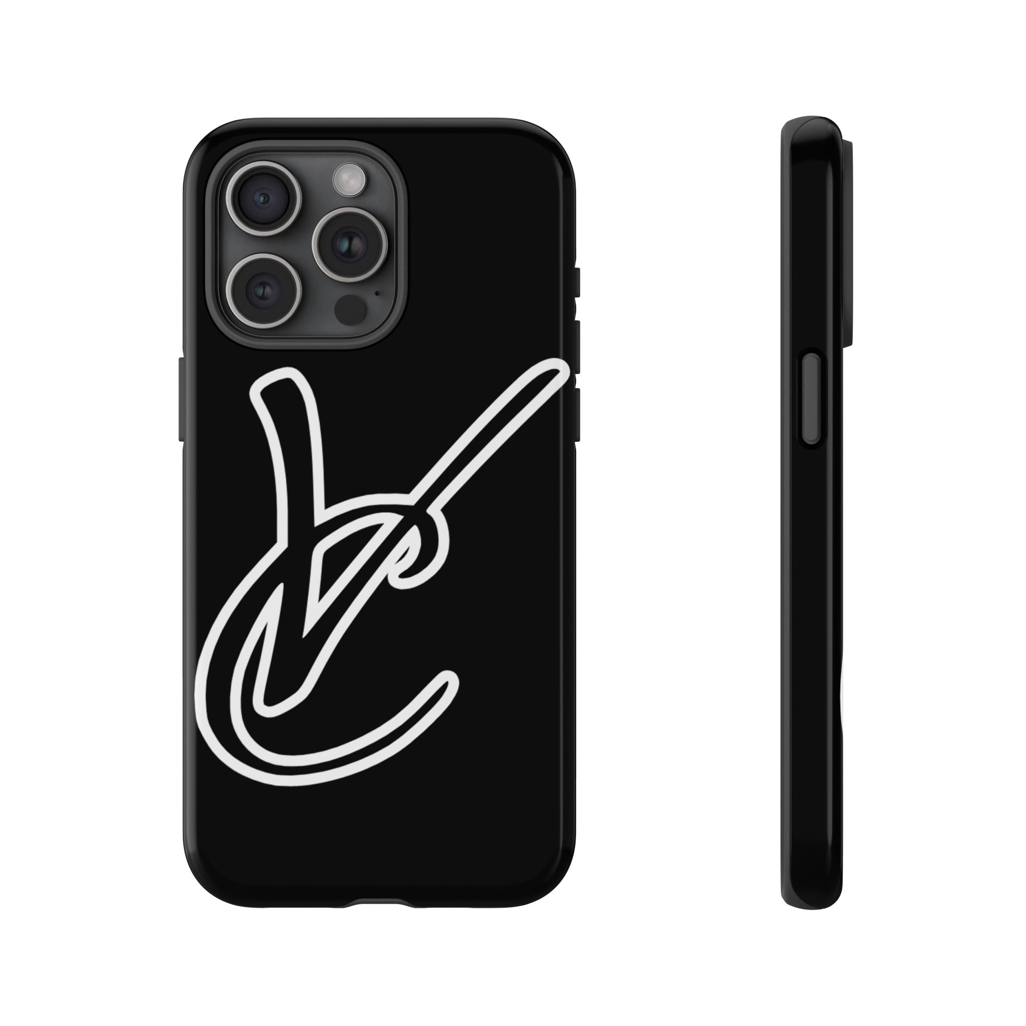VC Black Tough Phone Case - Stylish, Durable, Shock-Resistant Cover for Trendsetters and CAMPERS
