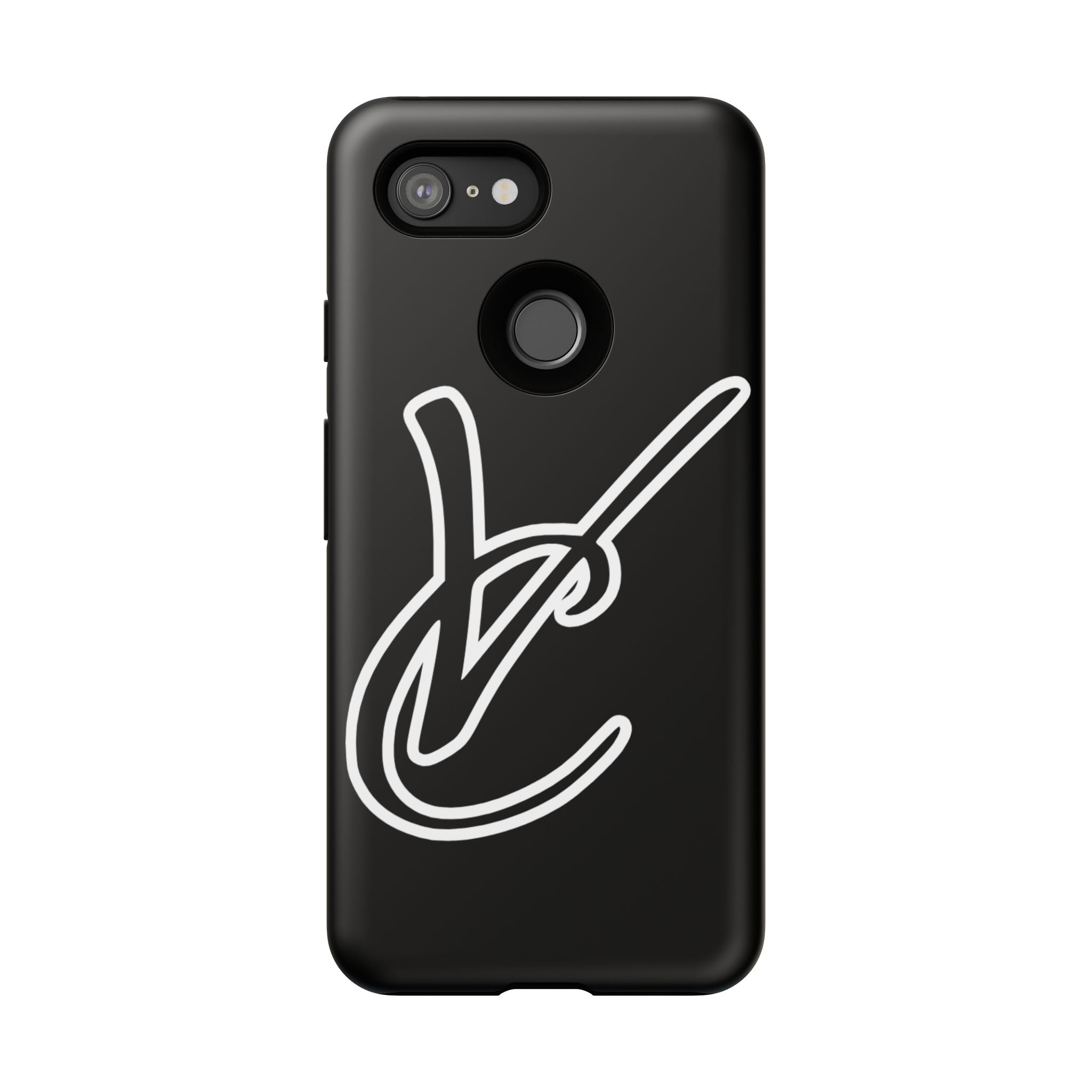 VC Black Tough Phone Case - Stylish, Durable, Shock-Resistant Cover for Trendsetters and CAMPERS