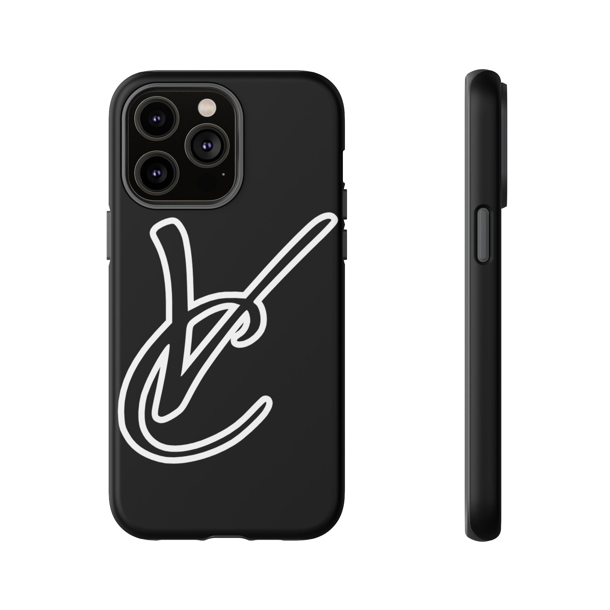 VC Black Tough Phone Case - Stylish, Durable, Shock-Resistant Cover for Trendsetters and CAMPERS