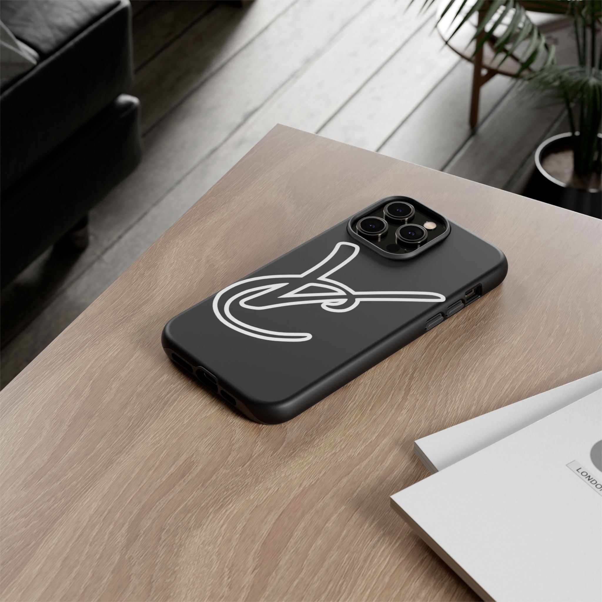 VC Black Tough Phone Case