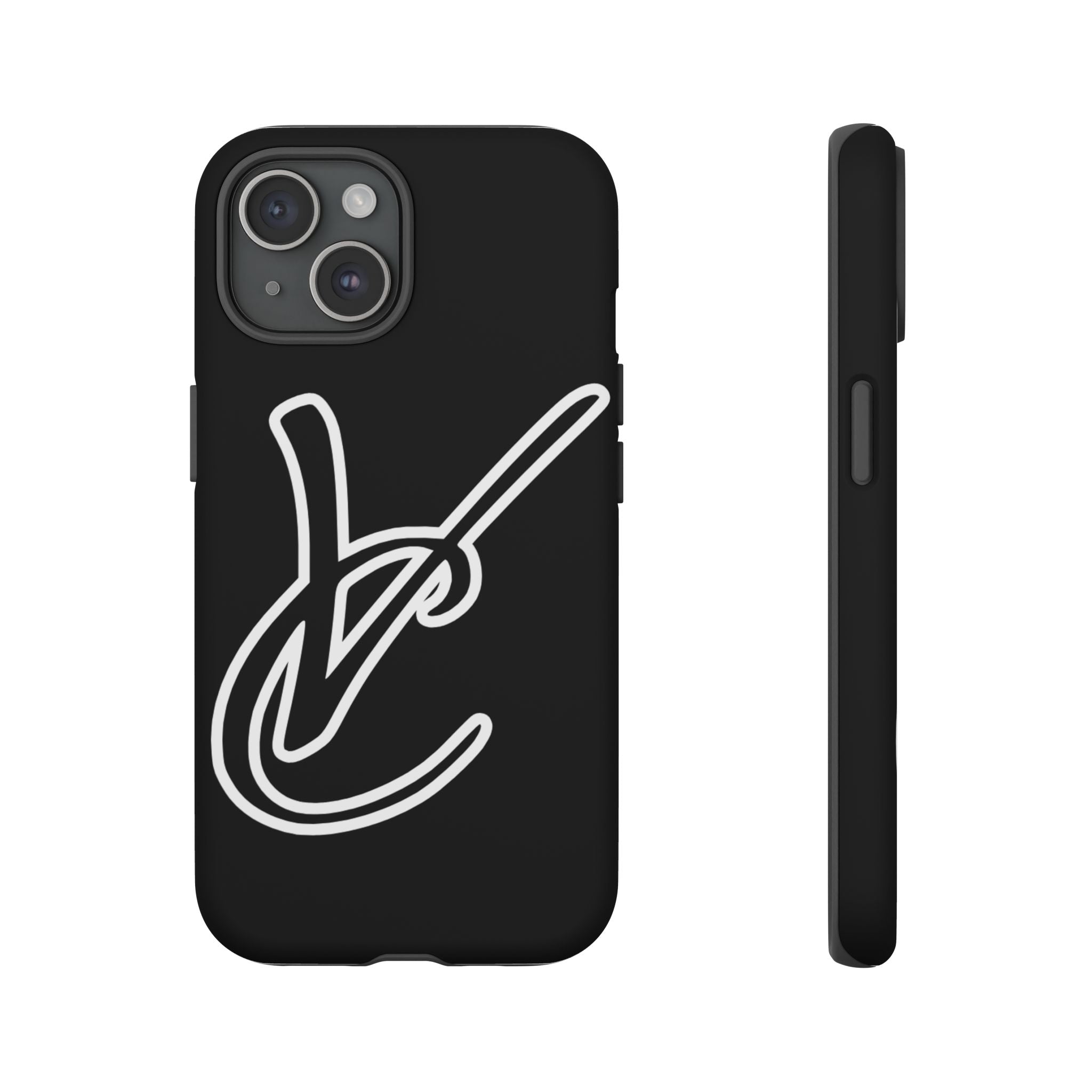 VC Black Tough Phone Case - Stylish, Durable, Shock-Resistant Cover for Trendsetters and CAMPERS
