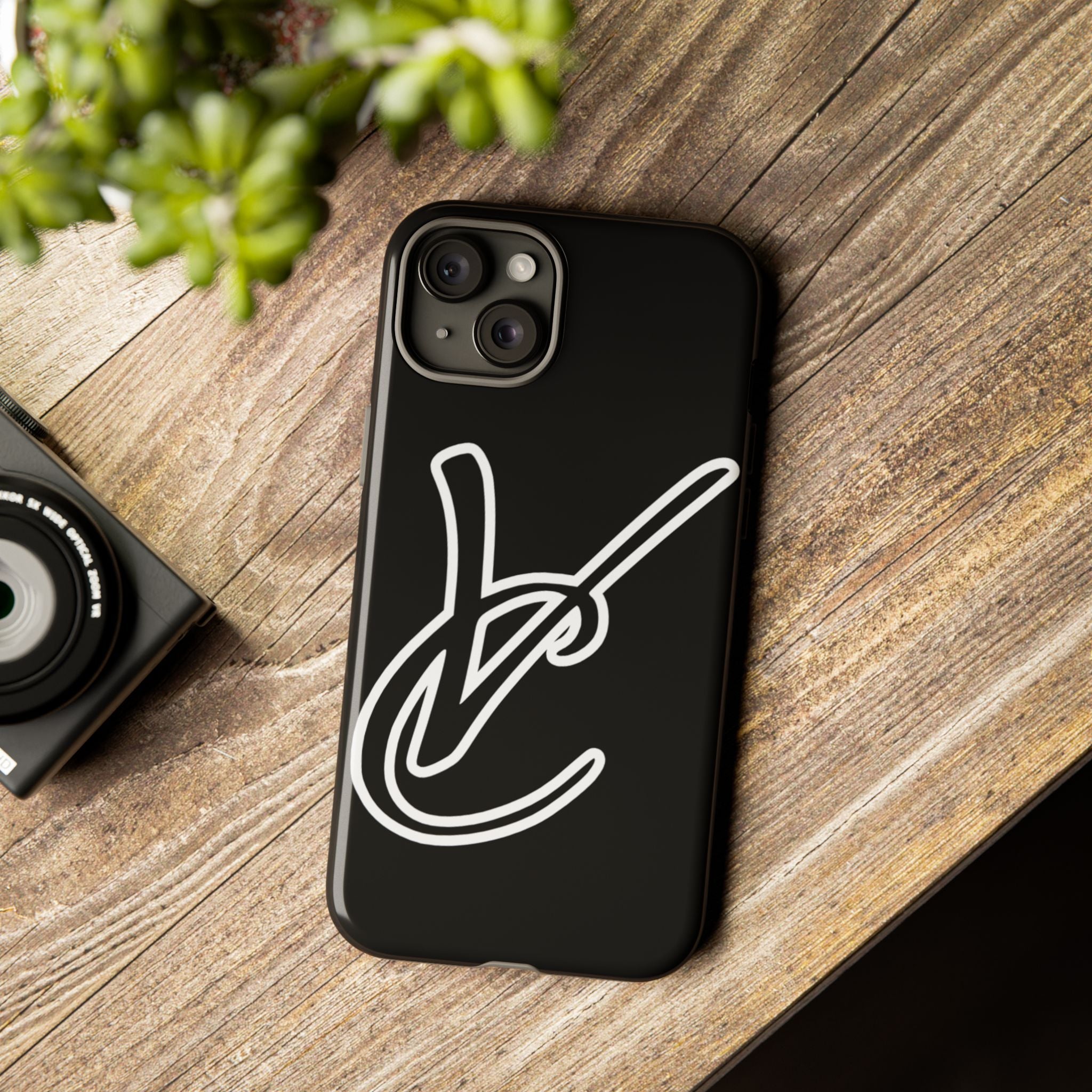 VC Black Tough Phone Case