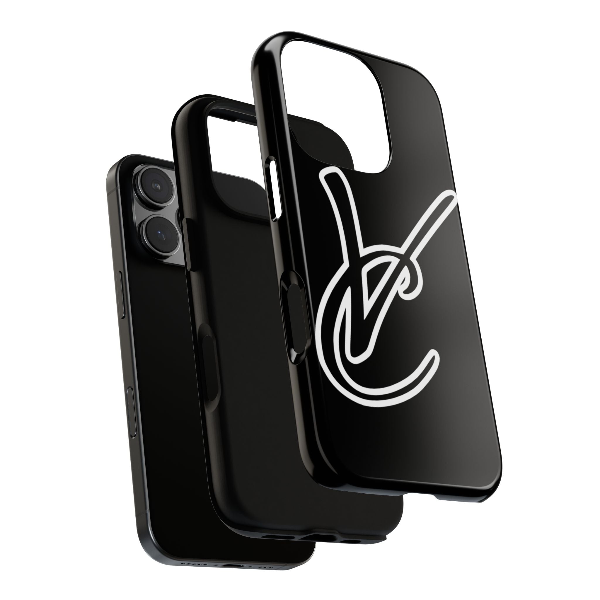 VC Black Tough Phone Case - Stylish, Durable, Shock-Resistant Cover for Trendsetters and CAMPERS