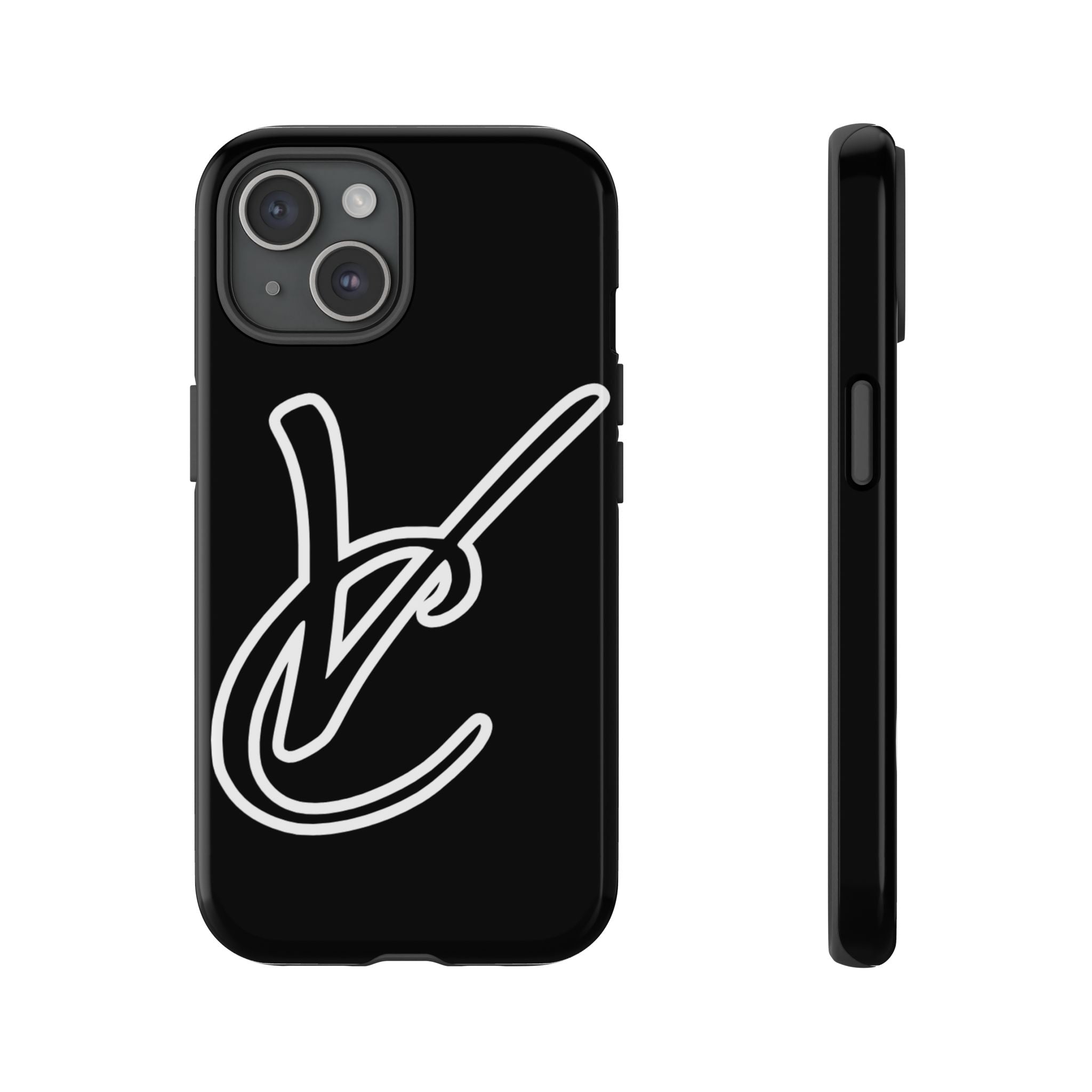 VC Black Tough Phone Case - Stylish, Durable, Shock-Resistant Cover for Trendsetters and CAMPERS