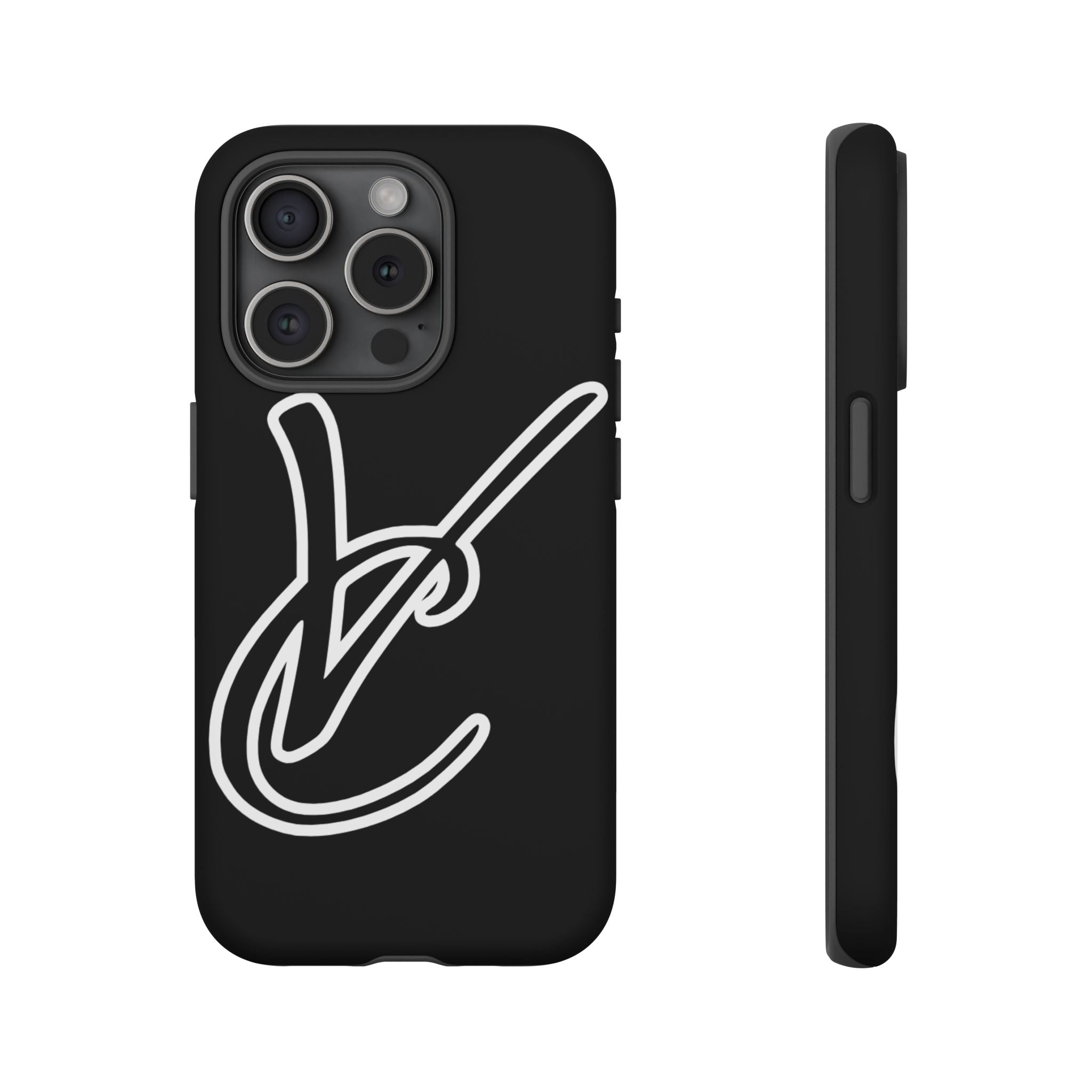 VC Black Tough Phone Case - Stylish, Durable, Shock-Resistant Cover for Trendsetters and CAMPERS