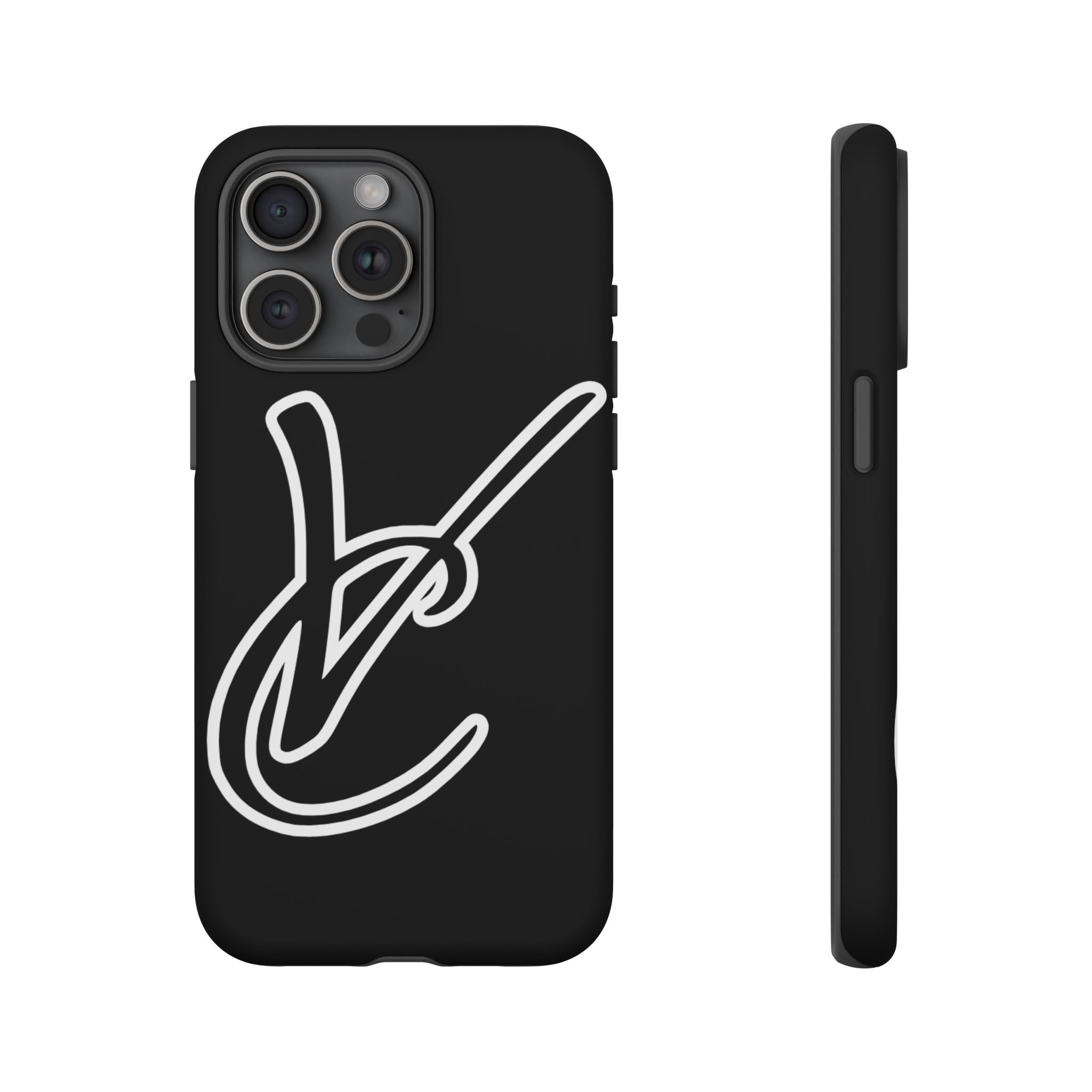 VC Black Tough Phone Case - Stylish, Durable, Shock-Resistant Cover for Trendsetters and CAMPERS