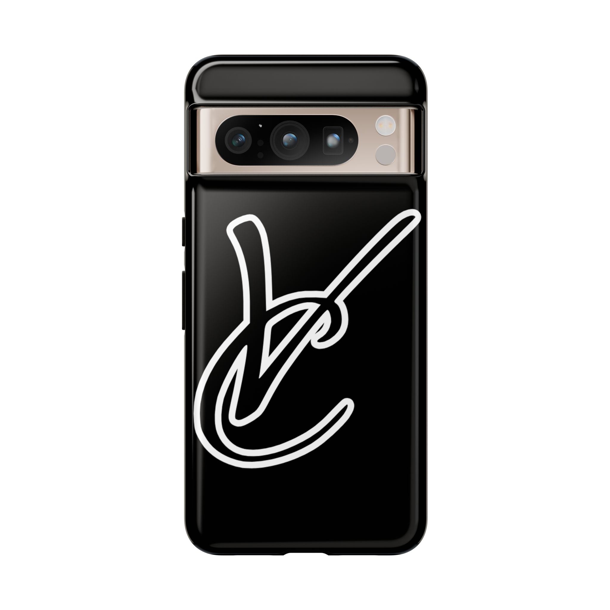 VC Black Tough Phone Case - Stylish, Durable, Shock-Resistant Cover for Trendsetters and CAMPERS