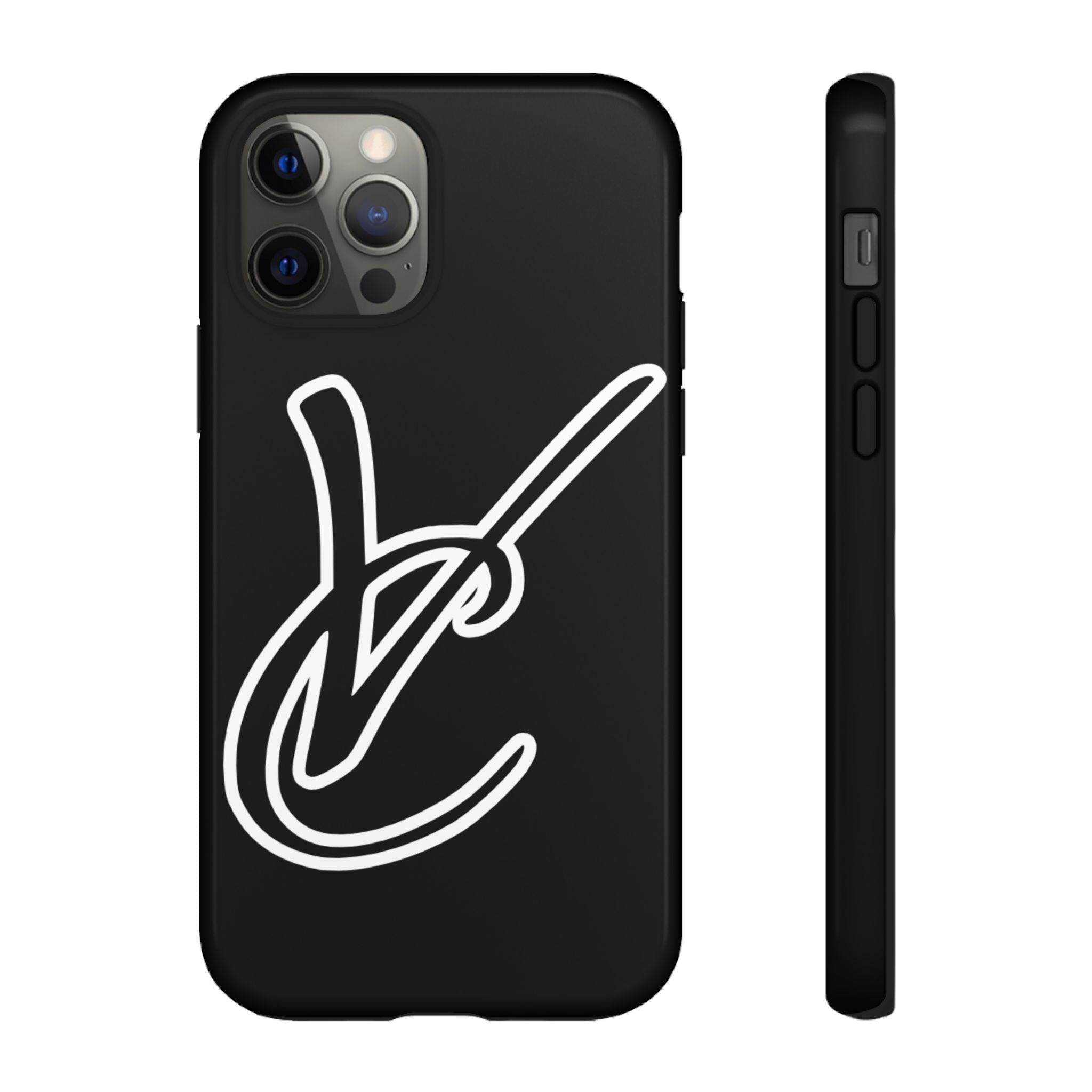 VC Black Tough Phone Case - Stylish, Durable, Shock-Resistant Cover for Trendsetters and CAMPERS