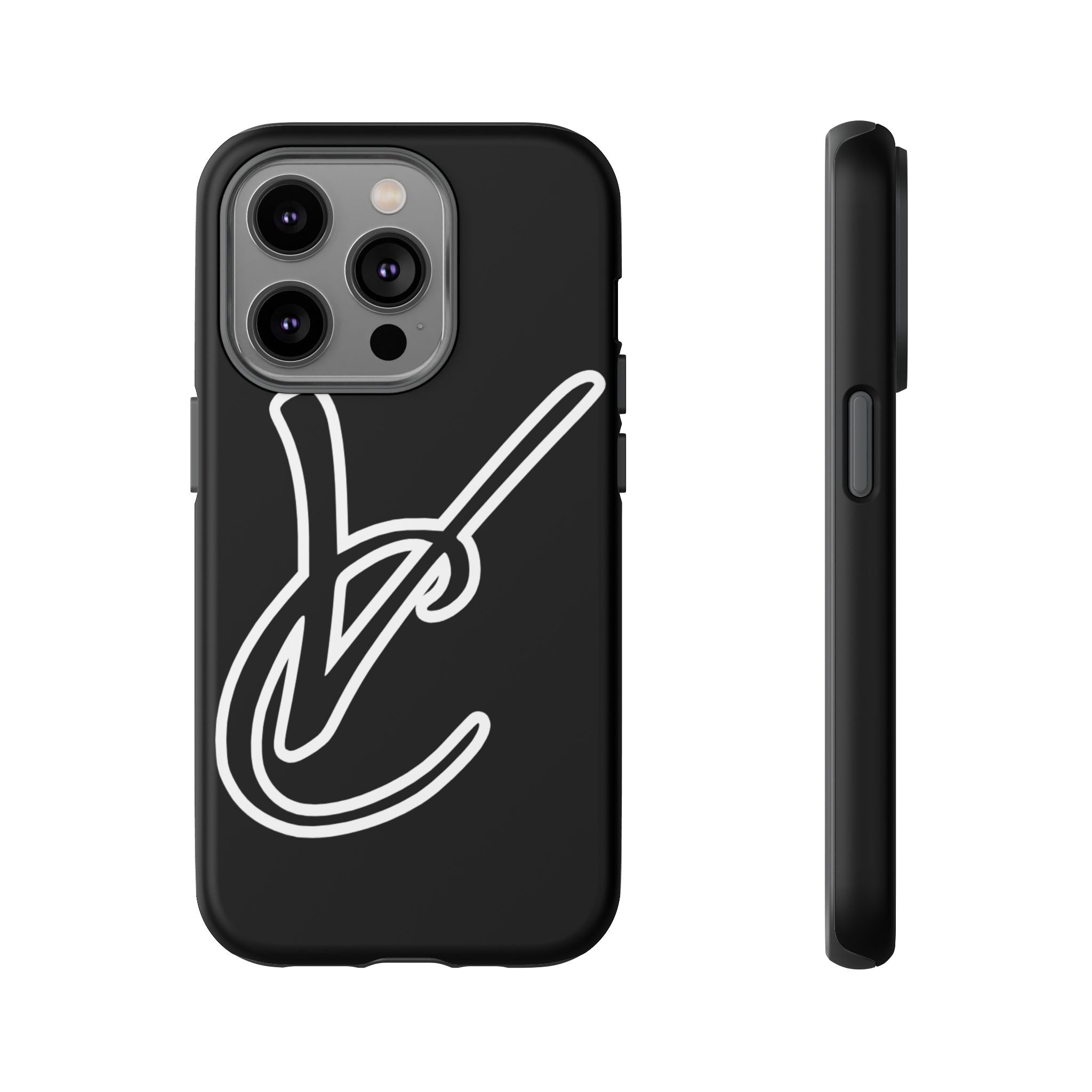 VC Black Tough Phone Case - Stylish, Durable, Shock-Resistant Cover for Trendsetters and CAMPERS