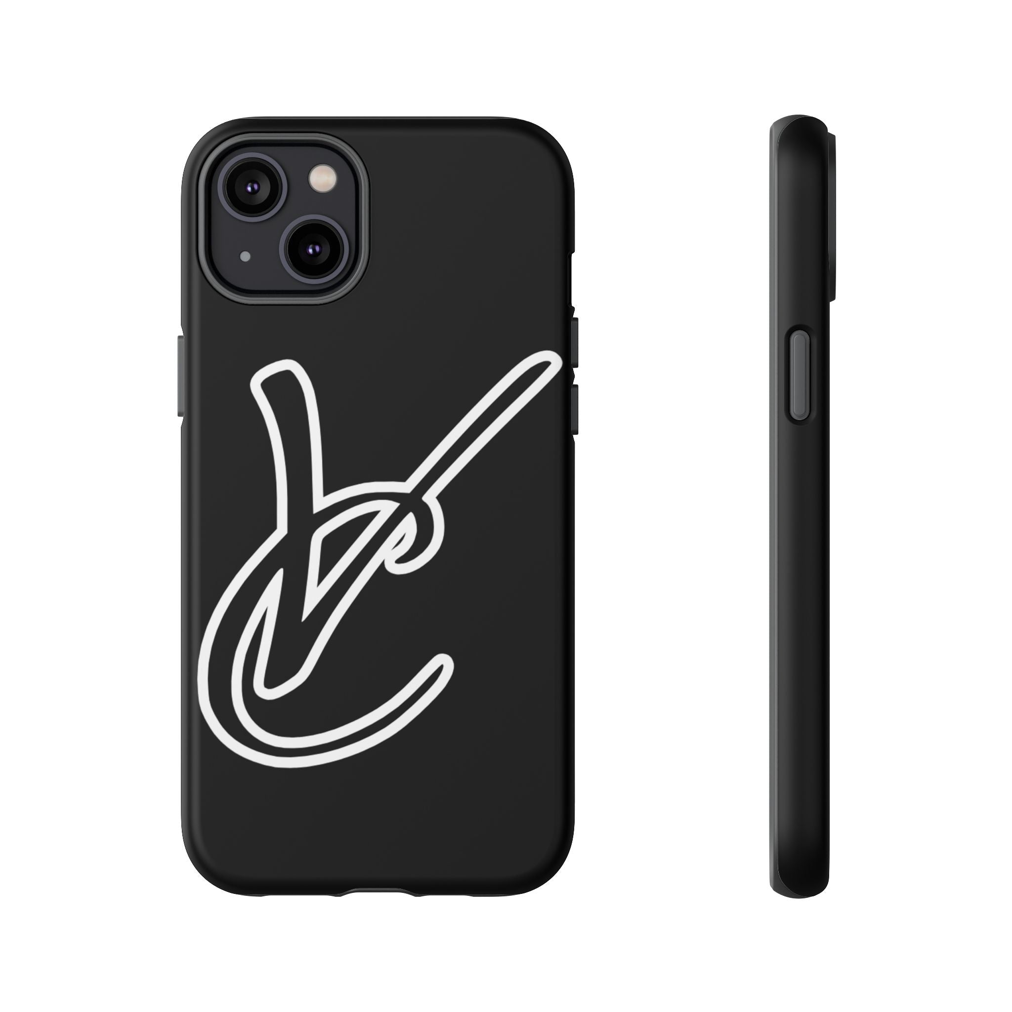VC Black Tough Phone Case - Stylish, Durable, Shock-Resistant Cover for Trendsetters and CAMPERS